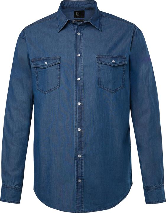 Actual product image JP1880 JP 1880 Jeanshemd, Langarm, Kentkragen, Modern Fit (5XL)