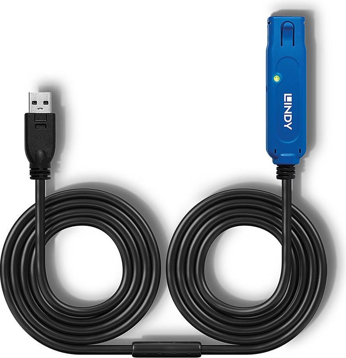 Actual product image Lindy USB 3.0 active extension cable (8 m, USB 3.0)