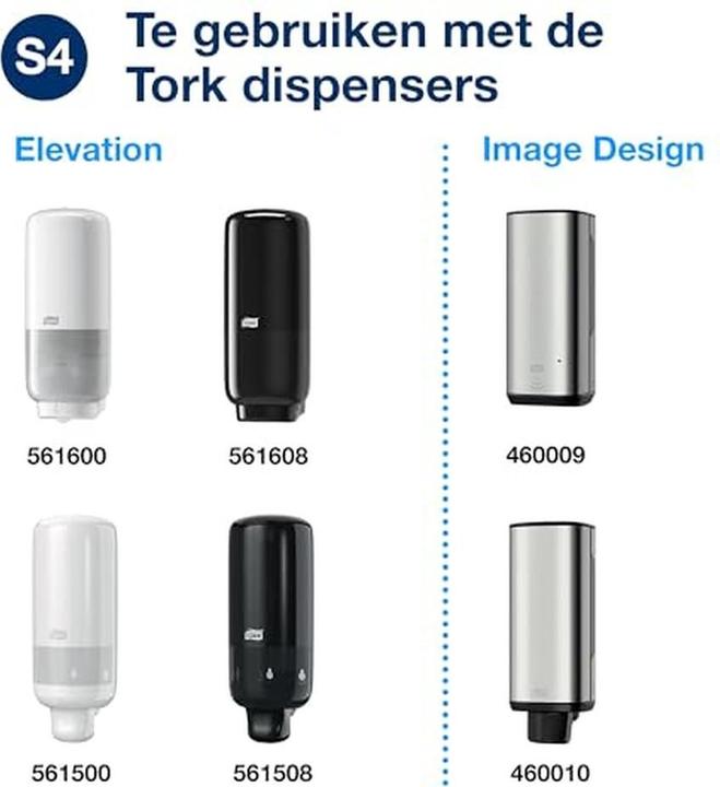 Immagine prodotto Tork 520201, Mani, Sapone in schiuma, Trasparente, 1000 ml, 1,03 kg, 92 mm (Sapone liquido, 1000 ml)