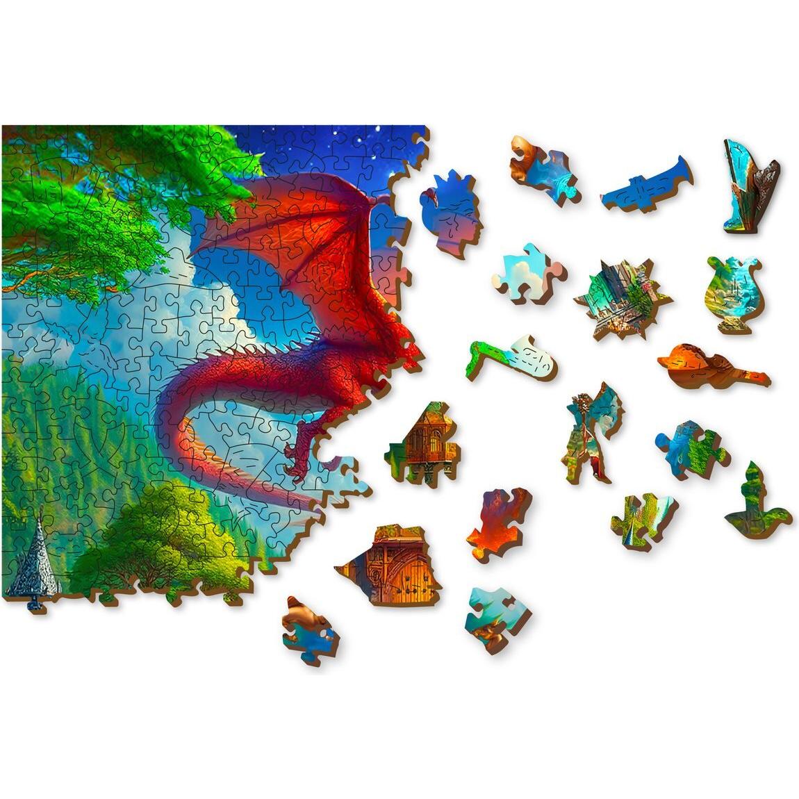 WoodenCity WOODEN CITY Fantasy Castle 1000 Wooden Puzzle Jigsaw Puzzle with unique shapes (1000 pezzi)