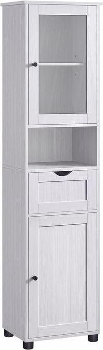 Actual product image Vasagle Bathroom cabinet white 40.0 x 30.0 x 165.0 cm (40 x 30 x 165 cm)