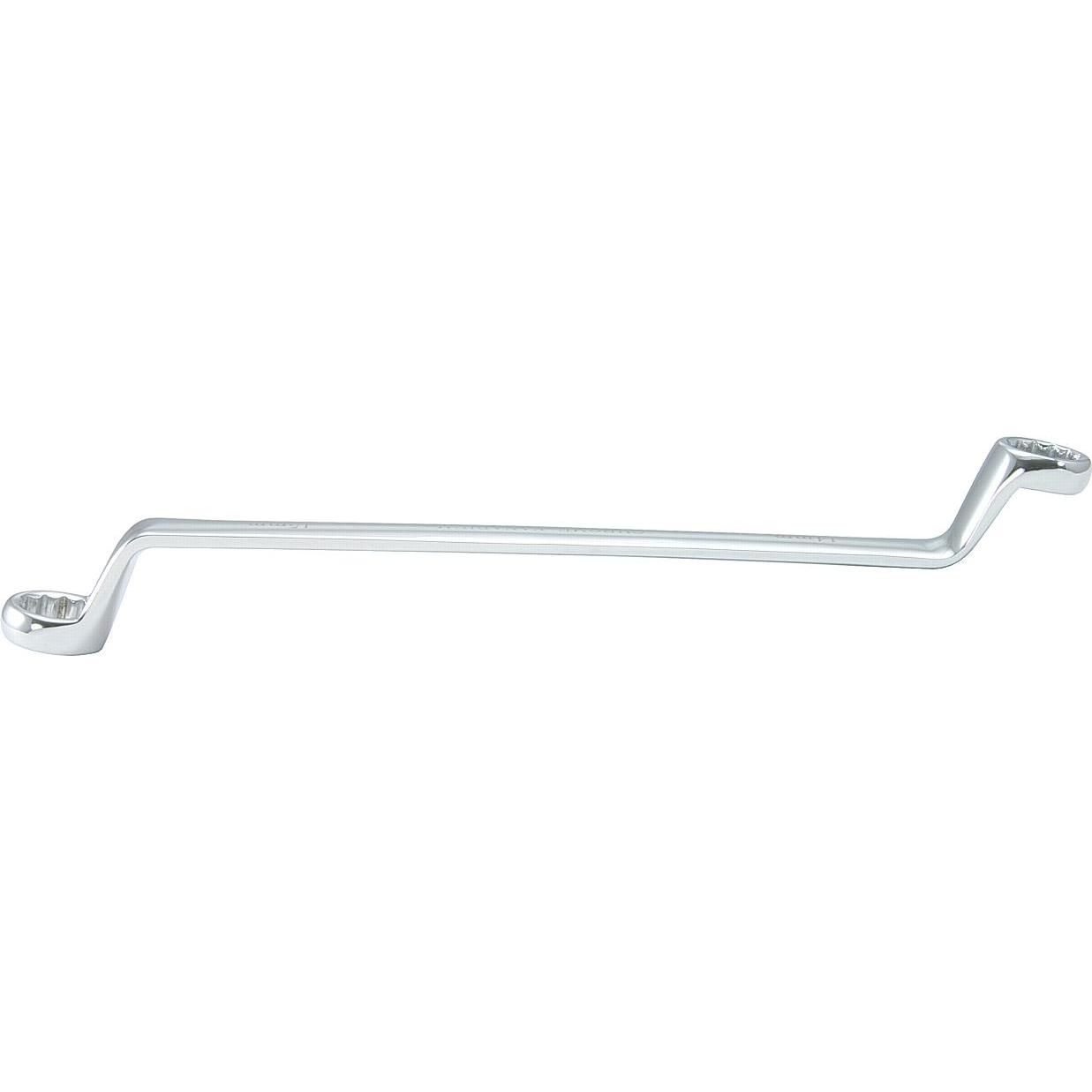 KS Tools, Schraubenschlüssel, CHROMEplus Doppel-Ringschlüssel gekröpft (13 mm)