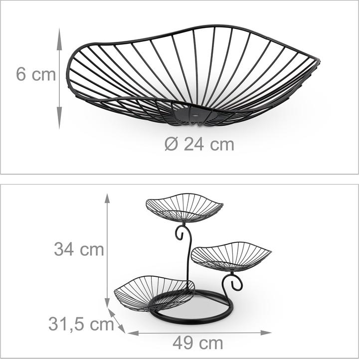Produktbild Relaxdays Obstetagere (49 x 31.5 x 34 cm)