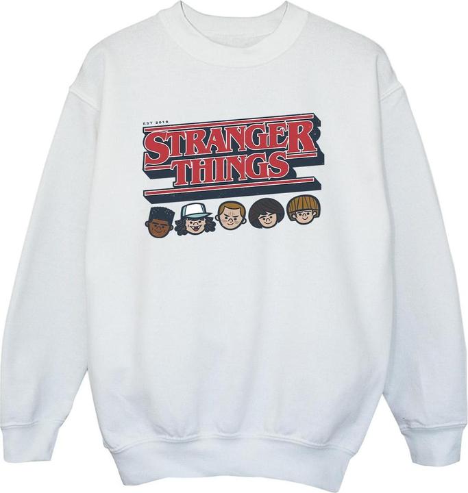 Produktbild Netflix Stranger Things Caricature Logo Sweatshirt Jungen (128)