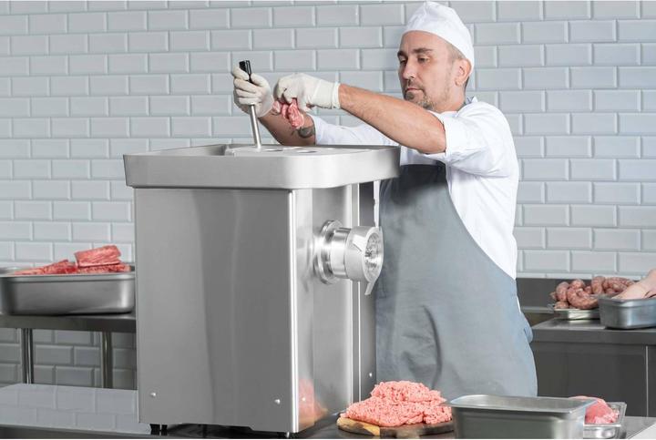 Actual product image Royal Catering Meat Grinder - stainless steel - 800 kg/hr - with reverse gear