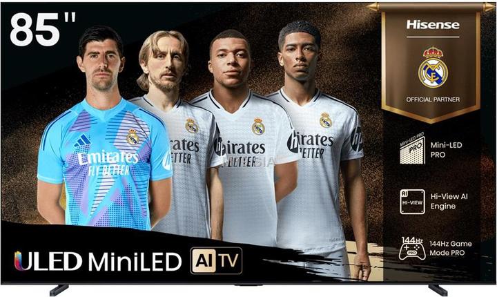 Actual product image Hisense TV 85U7Q (85", U7Q, Mini-LED, 4K, 2025)