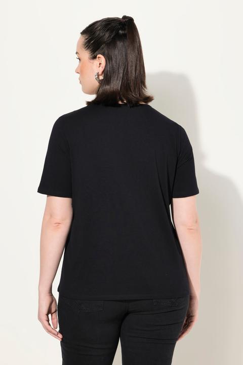 Actual product image Ulla Popken Modal Blend Short Sleeve Scoop Neck Tee (56)