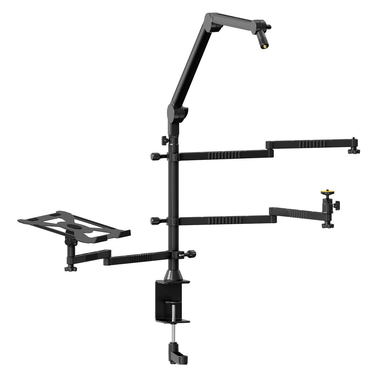 Ulanzi Live Broadcast Stand Xl W/ 4 Armen (Metall), Stativ, Schwarz