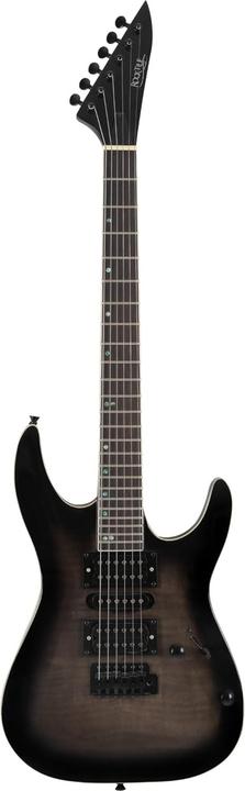 Rocktile Transparent black with tremolo, cable and hexagon socket (Electric guitar, Linden, Maple)