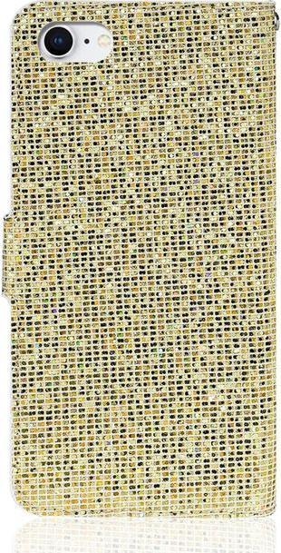 Immagine prodotto MU Style Copertina in pelle glitterata con strisce (Apple iPhone 7, Apple iPhone 8, Apple iPhone SE (seconda generazione), Apple iPhone SE (terza generazione))