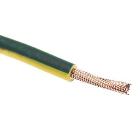Rs Pro, Kabelleitung, 6491X / H07V-R 1.5mm Grn/Yw Cable 100m (100 m)