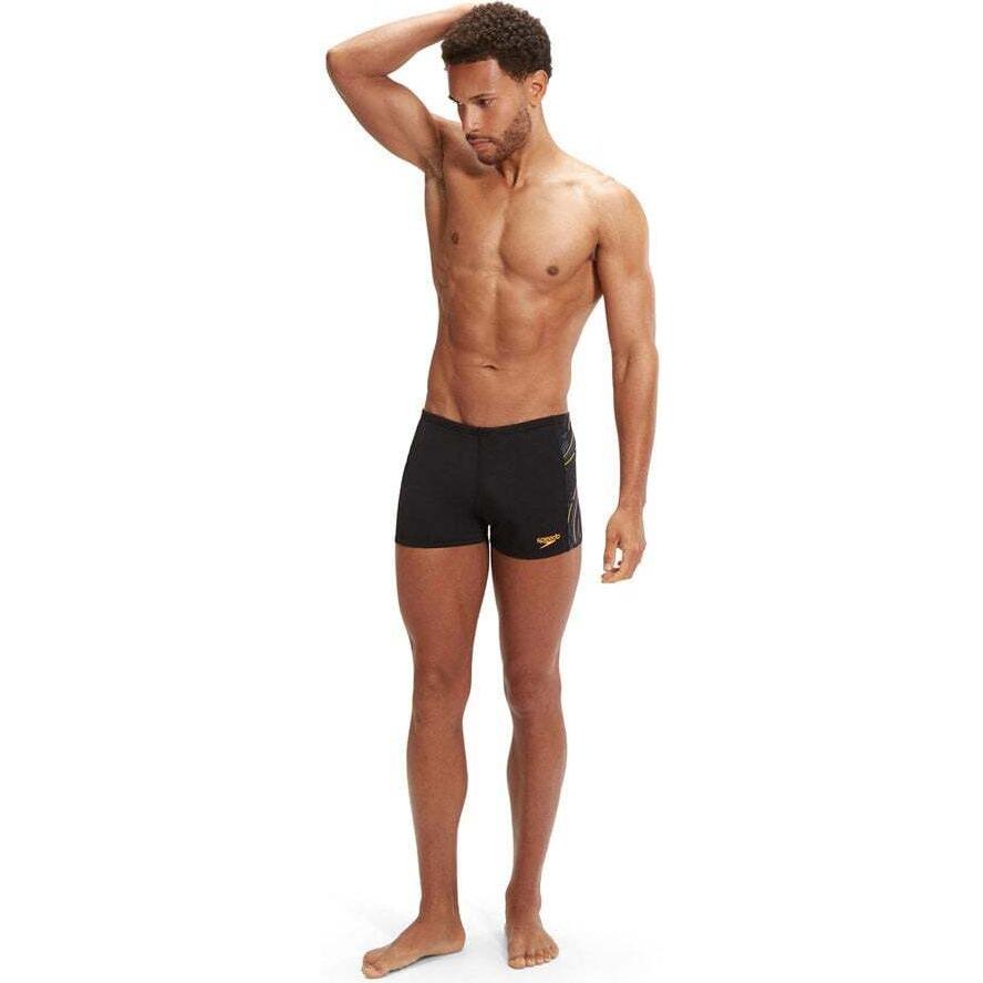 Thumbnail - Speedo, Herren, Badehose, Tech Panel Aquashort, Schwarz, (32)