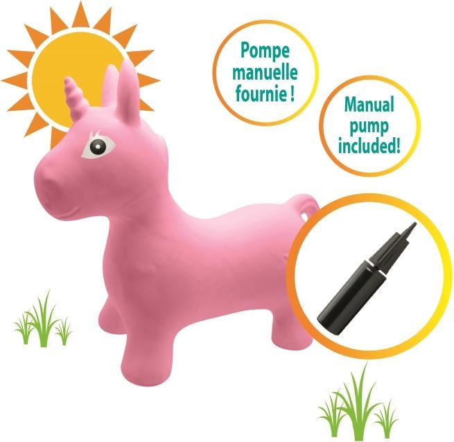 Produktbild Lexibook Inflatable Jumping Plush Unicorn (BGP050UNI)