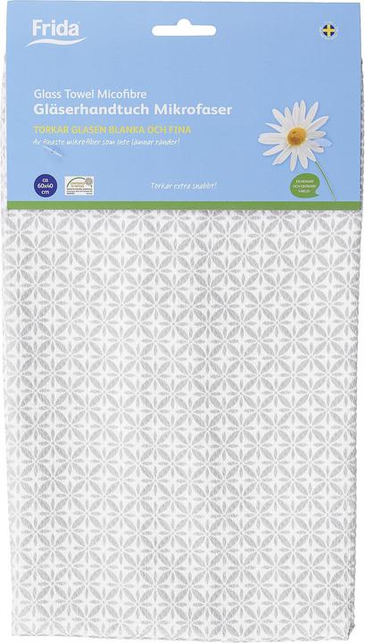Produktbild Frida Gläserhandtuch Mikrofaser bedruckt 60 x 40 cm (1 Stk.)