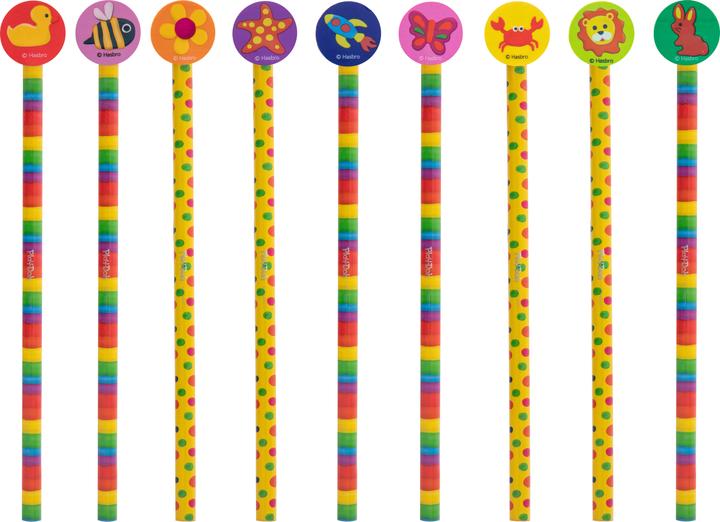 Actual product image Legind Play-Doh - 18 Pencils & Erasers (160008)
