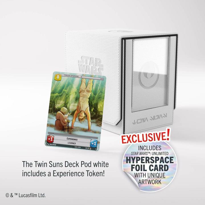 Produktbild Gamegenic GGS20224 - Star Wars: Unlimited Twin Suns Deck Pod - White/Black