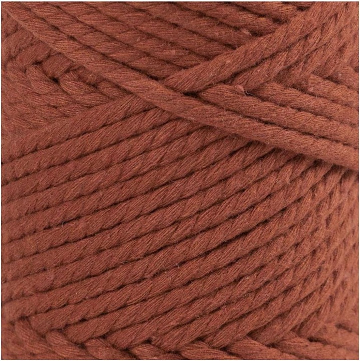 Produktbild Creativ Company Baumwollgarn Macramé Kordel Orange (55 m)