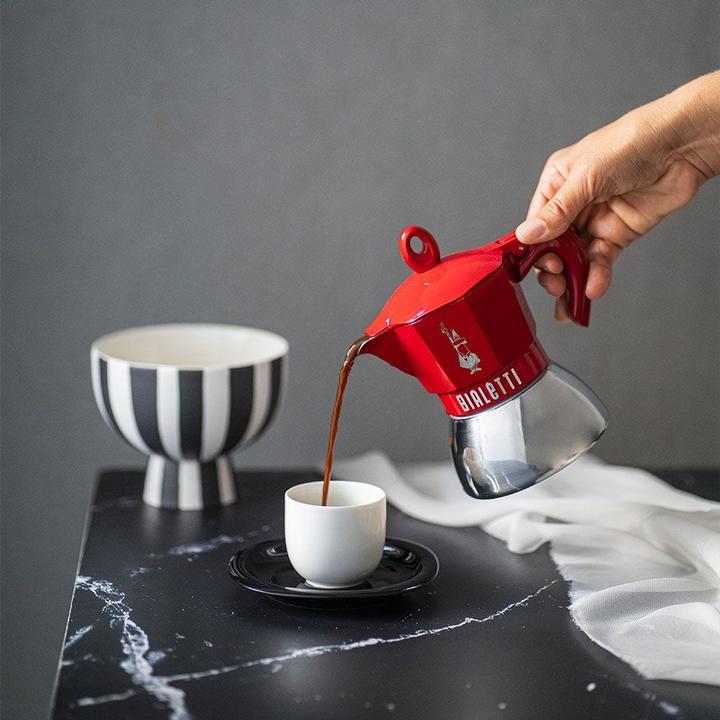 Produktbild Bialetti Moka Induction Exclusive 4 Tassen rot (4 T.)
