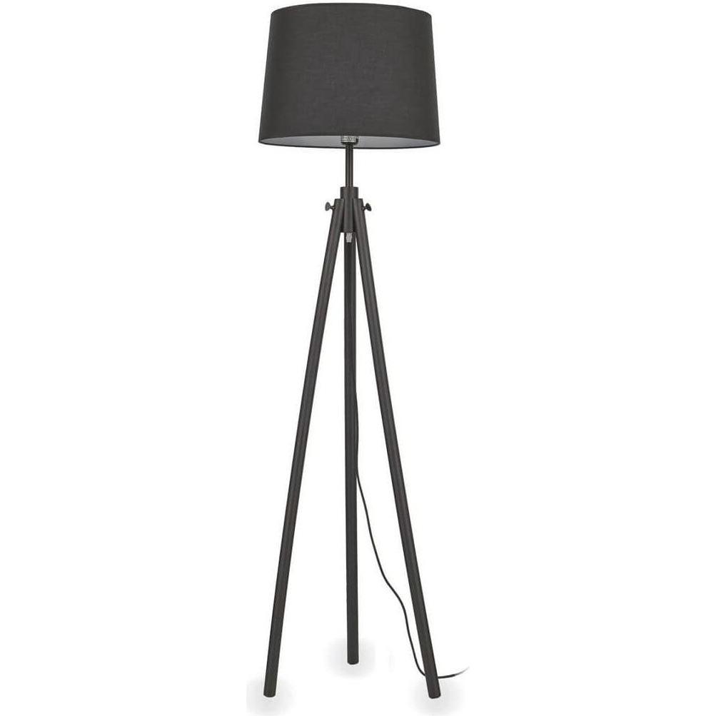 Ideal lux, Stehlampe, YORK Stehleuchte E27 ⌀480mm Schwarz 121437 (E27)