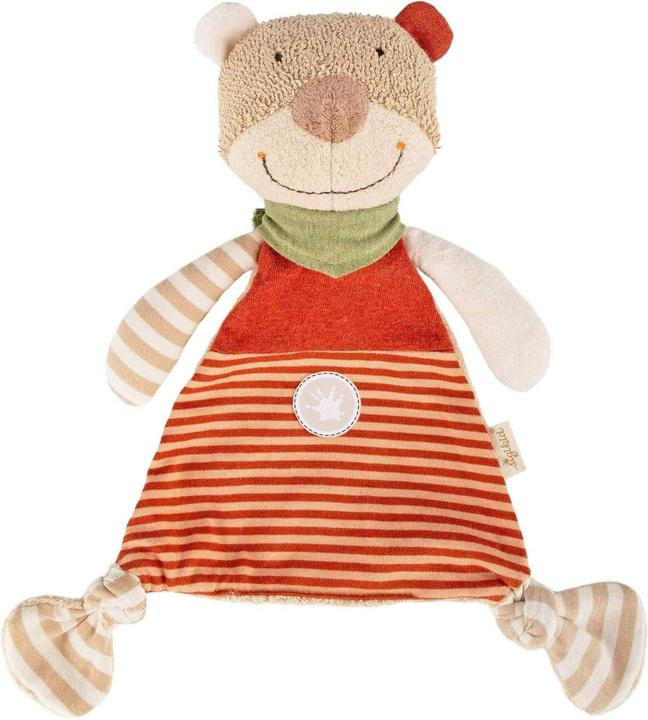 Image du produit Sigikid Doudou Ourson brun rayé Vanille