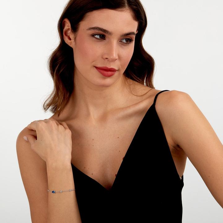 Image du produit Morellato Charmant bracelet en argent avec zircons Tesori SAIW201 (19 cm, Argent 925)