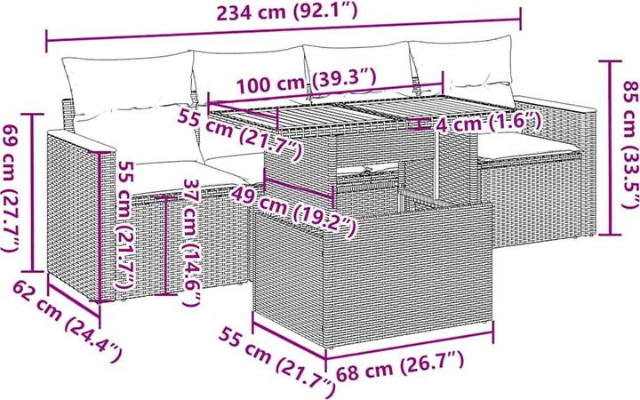 Produktbild vidaXL Corey