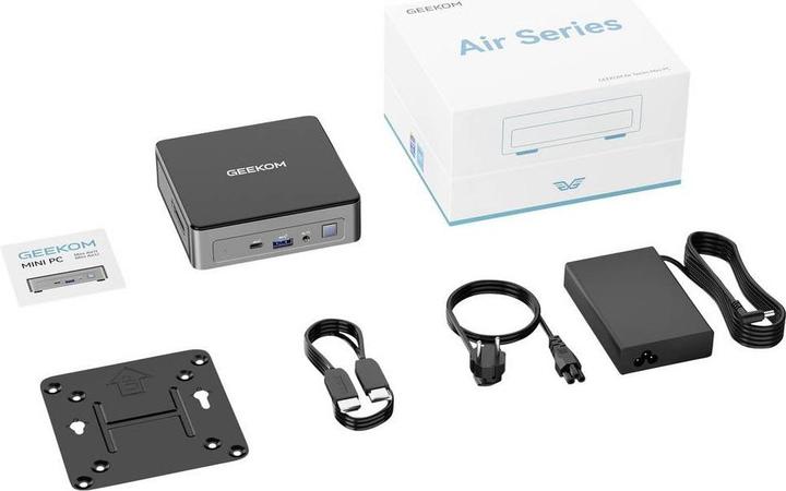 Produktbild Geekom Mini PC Mini Air12-PT7505 Mini-PC, Intel Pentium Gold 750, 8 GB RAM and 5 (512 GB, 8 GB, Intel Pentium Gold 7505)