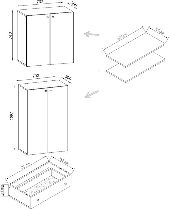 Nährwerte und Zutaten VCM Lona (70 x 39 x 200 cm)