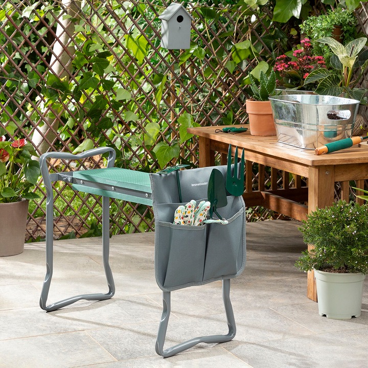 Image du produit InnovaGoods Genouillère de jardin 3 en 1 avec trousse à outils Situl