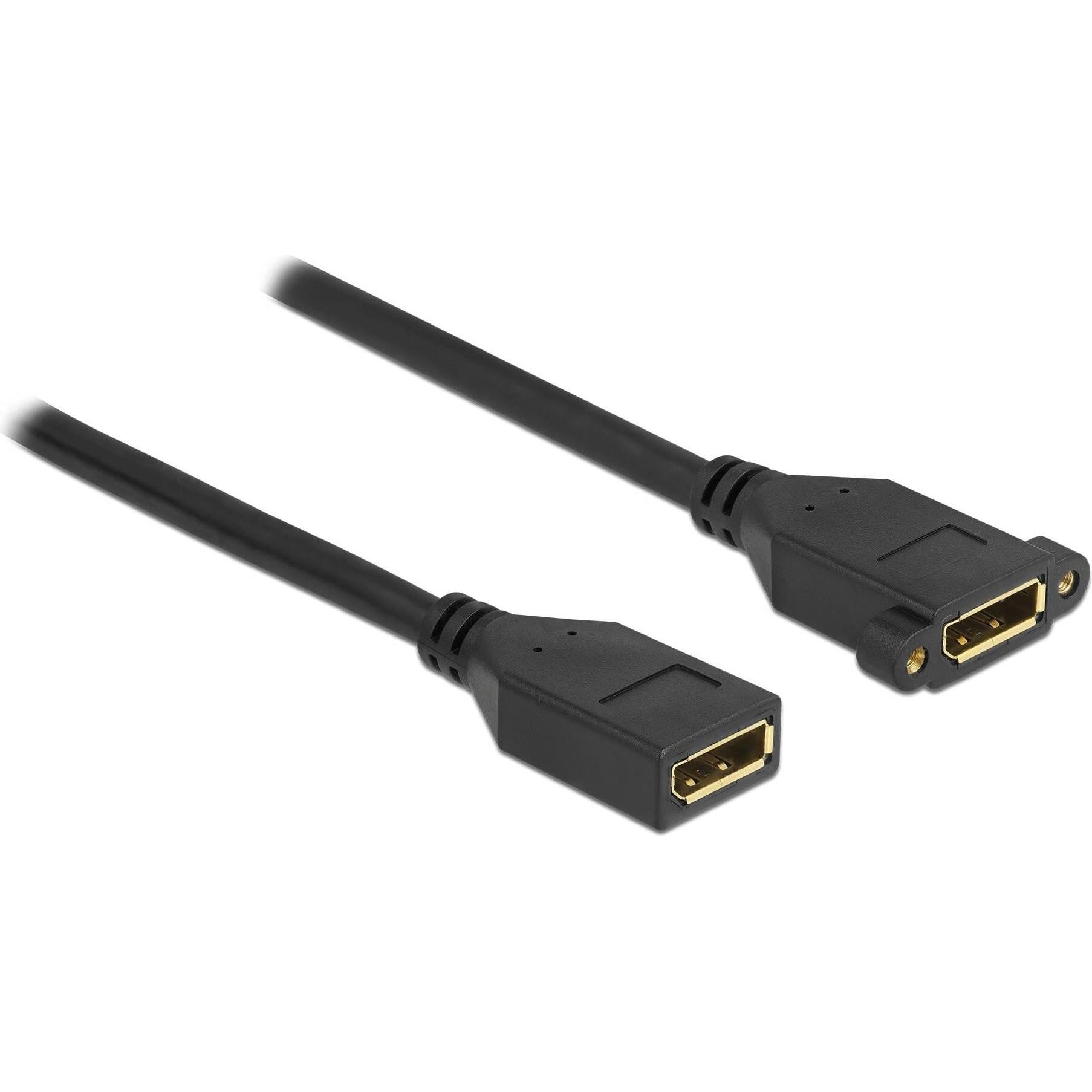 Delock 87100 1 m DisplayPort (1 m, DisplayPort), Video Kabel