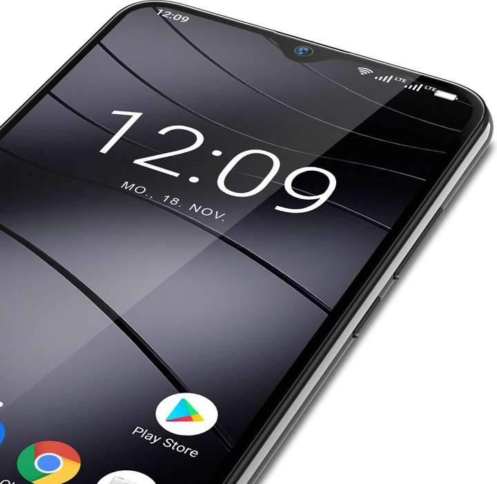 Actual product image Gigaset GS290 (64 GB, Titanium Grey, 6.30", Dual SIM, 16 Mpx, 4G)