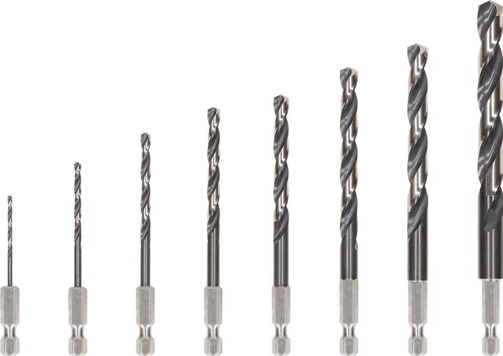 Produktbild Bosch Professional Zubehör PRO Metal HSS-G Impact Spiralbohrer-Set, 8-tlg. (3,0)