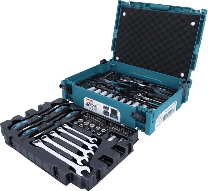 Productafbeelding Makita Handgereedschapsset, 87 stuks incl. MakPac (87 onderdelen)