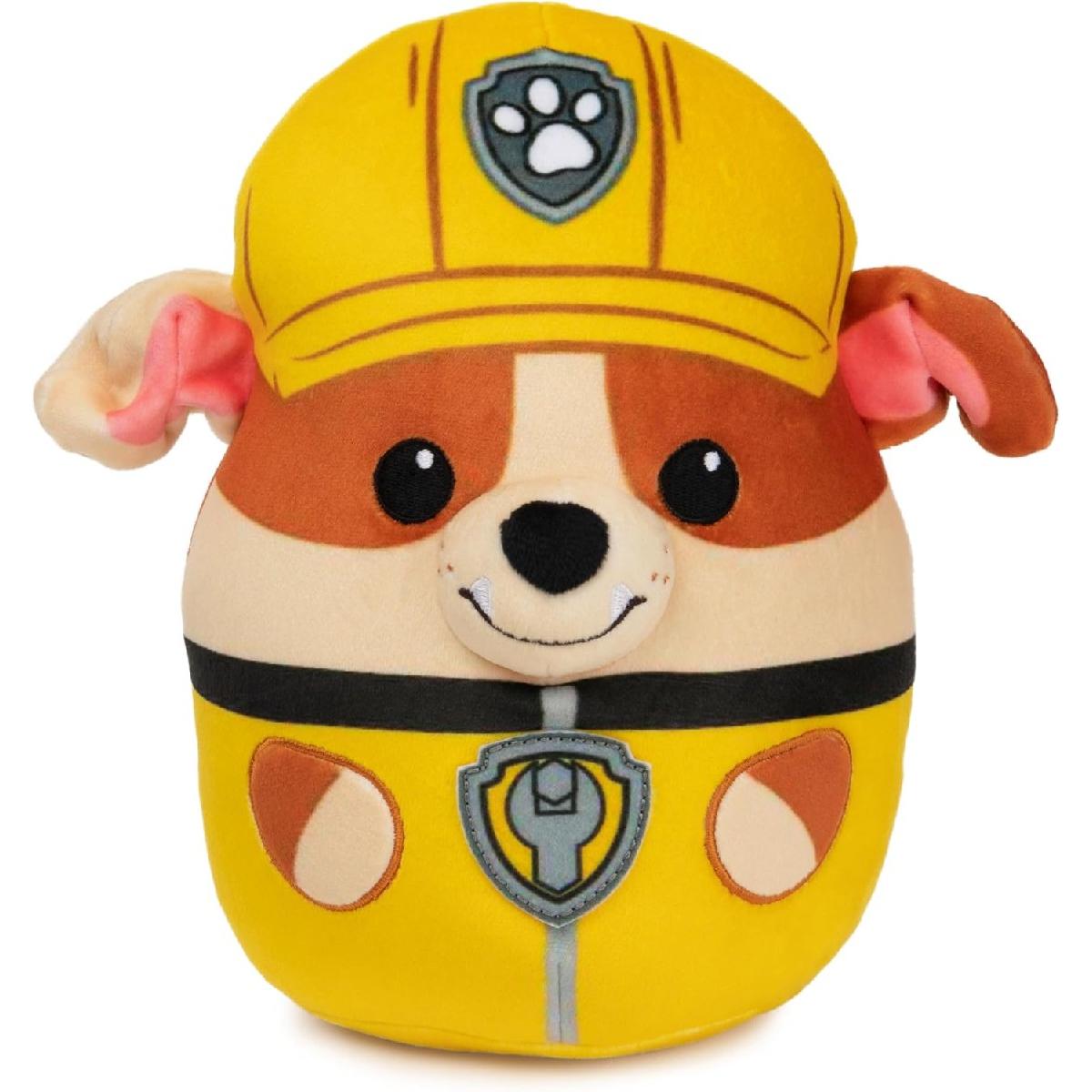 Spin Master Multicolore Cuscino Per Bambini, Paw Patrol Kuschelkissen: Rubble (20Cm)