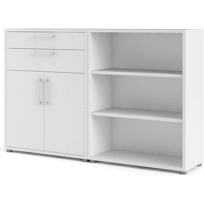 Ebuy24, Aktenschrank, Büroregal Prisme (113 x 178 x 40 cm)