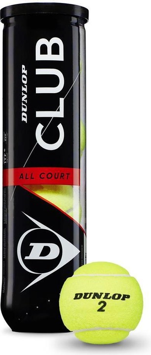 Dunlop be mit 4 tennisbällen club