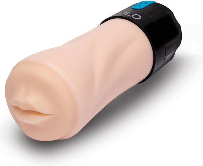Produktbild Zolo Vibrating Deep Throat Gawk Gawk Blowbot Masturbators Black 26 cm