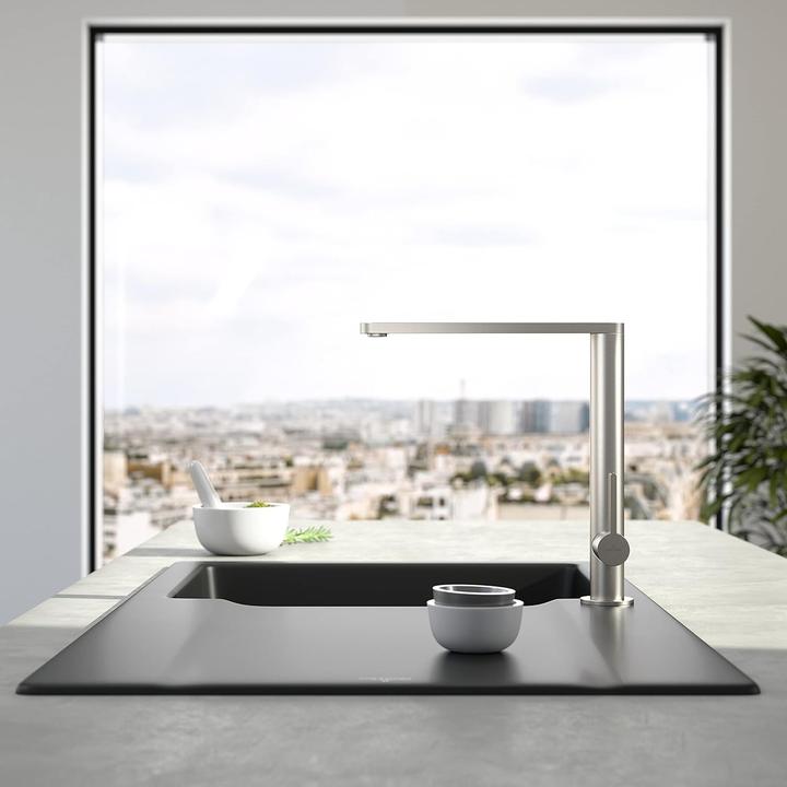 Actual product image Villeroy & Boch Finera kitchen tap, stainless steel