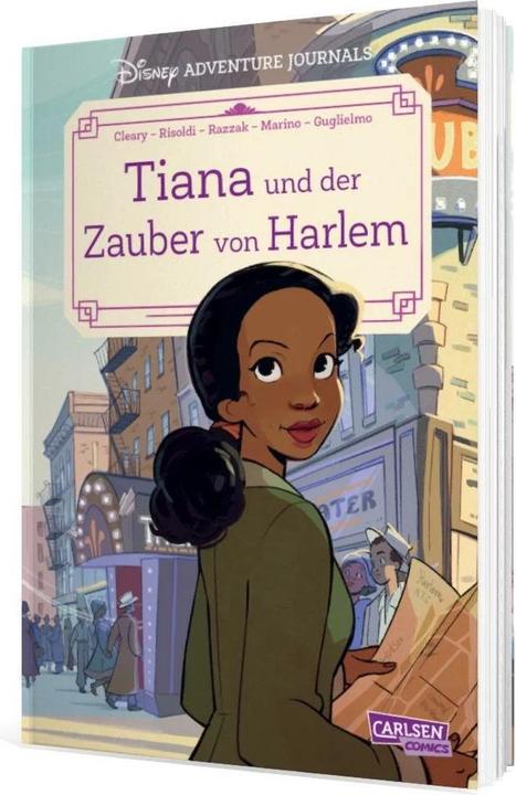 Actual product image Disney Adventure Journals: Tiana und der Zauber von Harlem (German, Rhona Cleary, Stefanie Walther-Kotzé, Walt Disney, 2023)