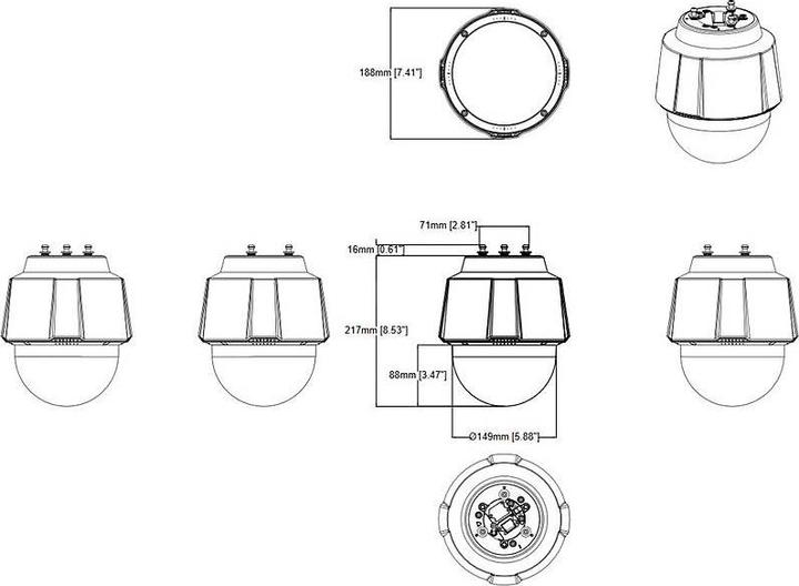 Actual product image Axis Network camera P5654-E (1280 x 720 pixels)