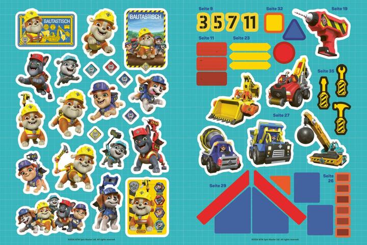 Produktbild Rubble & Crew: Stickerspass mit den Baupfoten