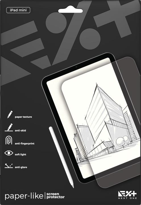 Produktbild Next One Paper Like Screen Protector iPad Mini 6th Gen clear (iPad mini 2021 (6. Gen))