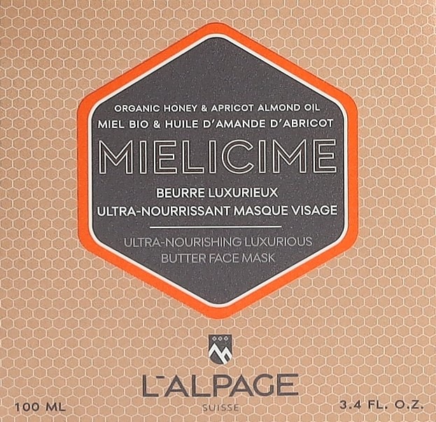 Image du produit L'Alpage Suisse L'ALPAGE Mielicime Masque au beurre riche pour le visage, 100 ml (100 ml)