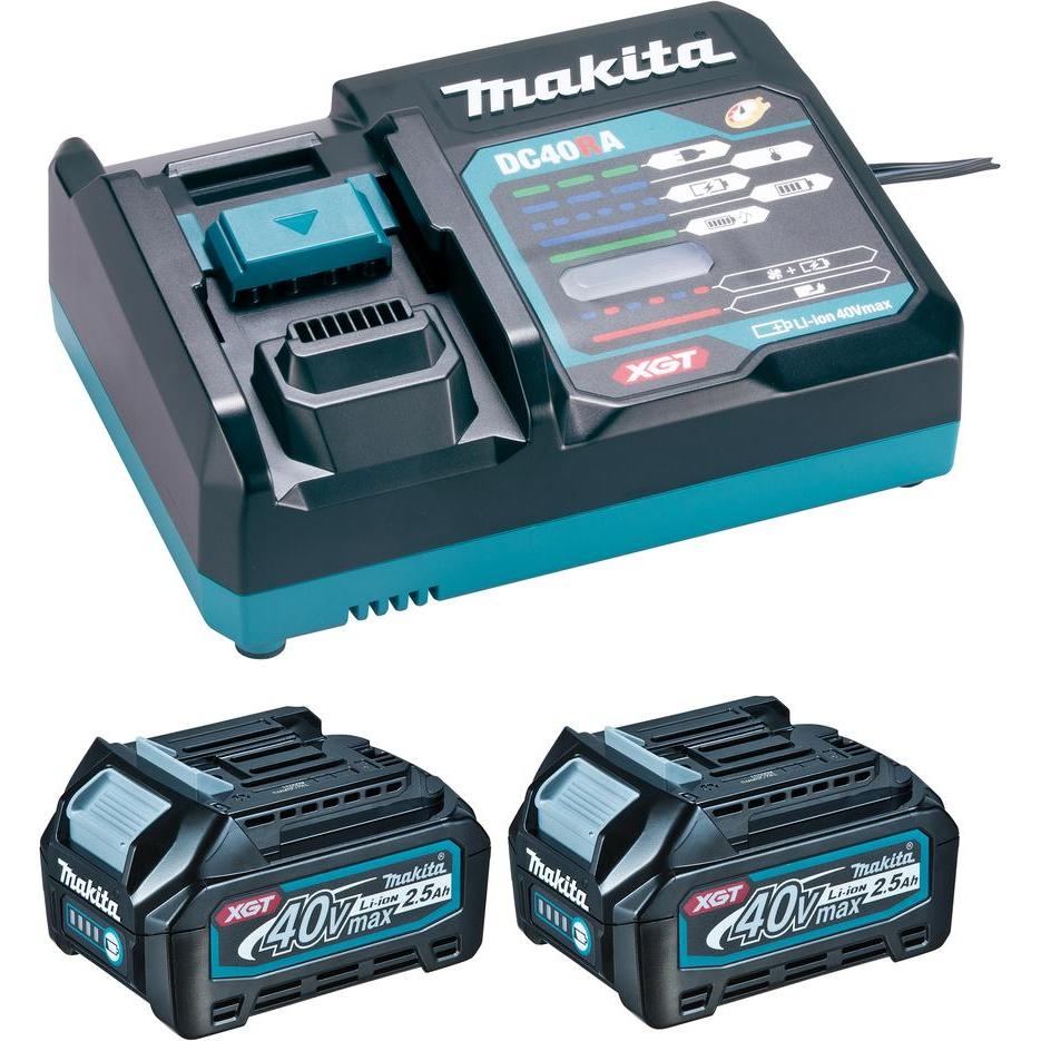 Makita, Batteria + Caricatore, Energypack EPAC40-252 (40 V)
