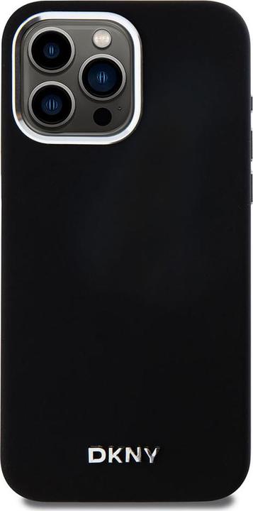 Produktbild DKNY DKHMP15XSMCHLK iPhone 15 Pro Max 6.7" czarny/black hardcase Liquid Silicone Small Metal Logo Ma (Apple iPhone 15 Pro Max)