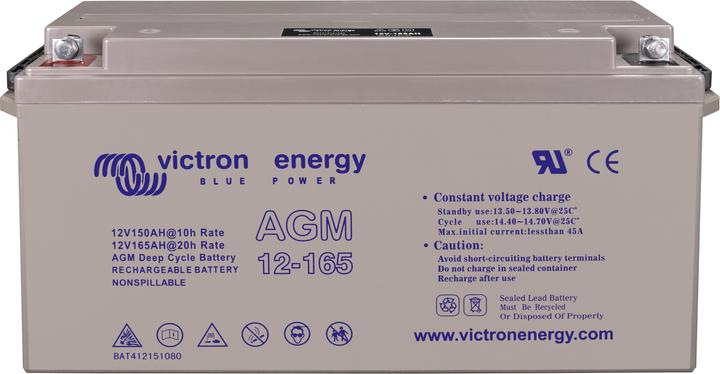 Actual product image Victron Energy AGM Deep Cycle Battery (12 V, 165 Ah)