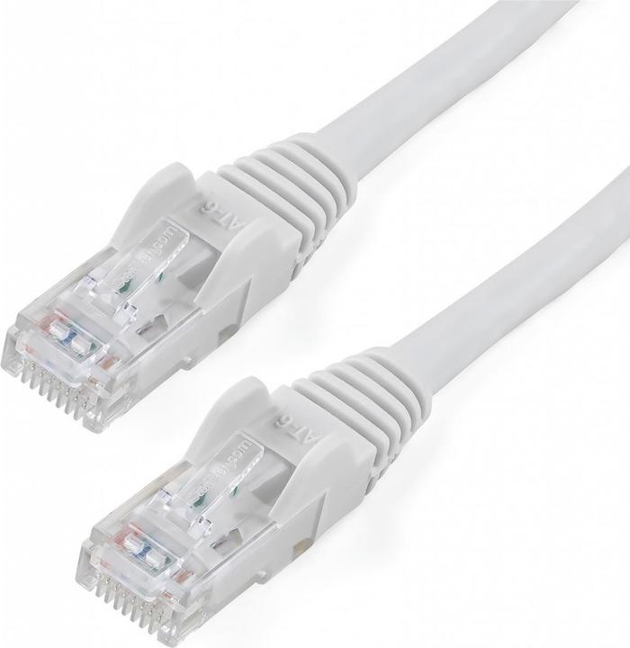 Actual product image StarTech 0.5M WHITE CAT6 PATCH CABLE (UTP, CAT6, 0.50 m)