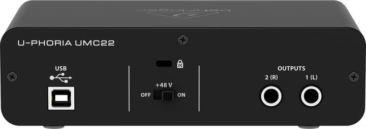 Productafbeelding Behringer U-Phoria UMC22 (USB)