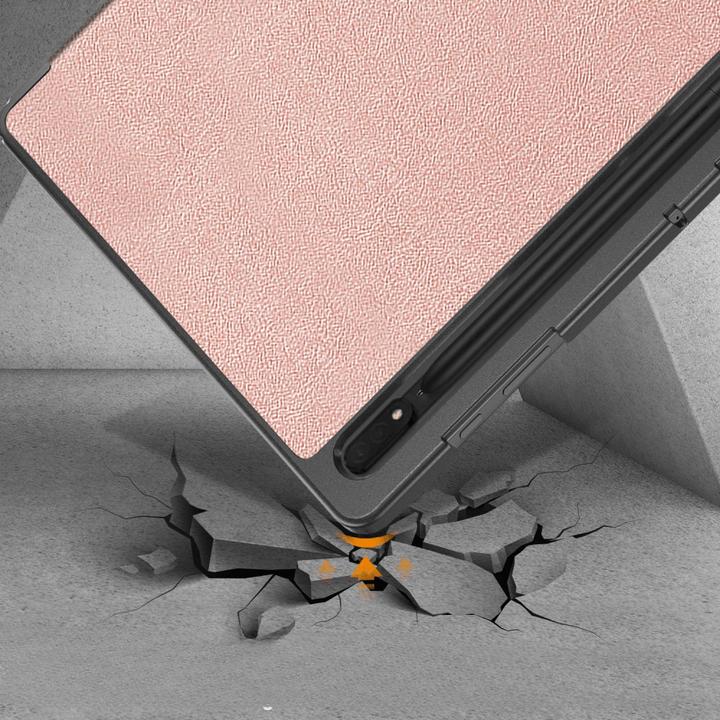 Produktbild Cover-Discount Galaxy Tab S9 Ultra - Tri-fold Smart Case roségold (Galaxy Tab S9 Ultra)