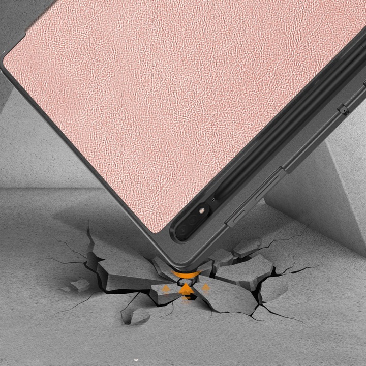 Immagine prodotto Cover-Discount Galaxy Tab S9 Ultra - Custodia Smart Tri-fold oro rosa (Galaxy Tab S9 Ultra)